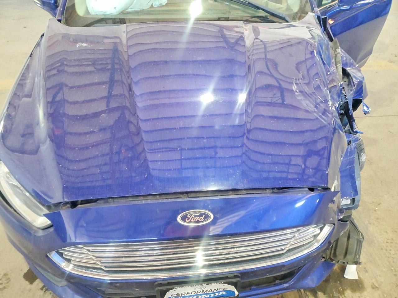 2014 Ford Fusion Se Blue vin: 3FA6P0H74ER313489