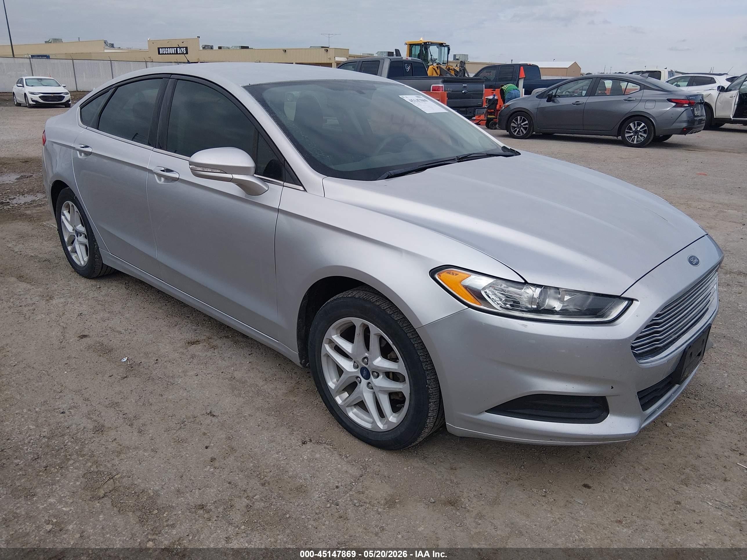 2014 Ford Fusion Se Silver vin: 3FA6P0H74ER320555