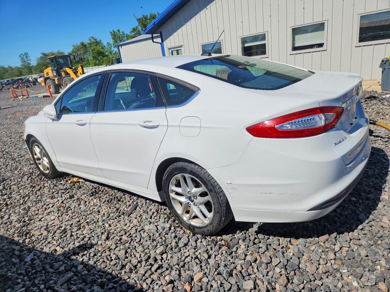 2014 Ford Fusion Se White vin: 3FA6P0H74ER323018