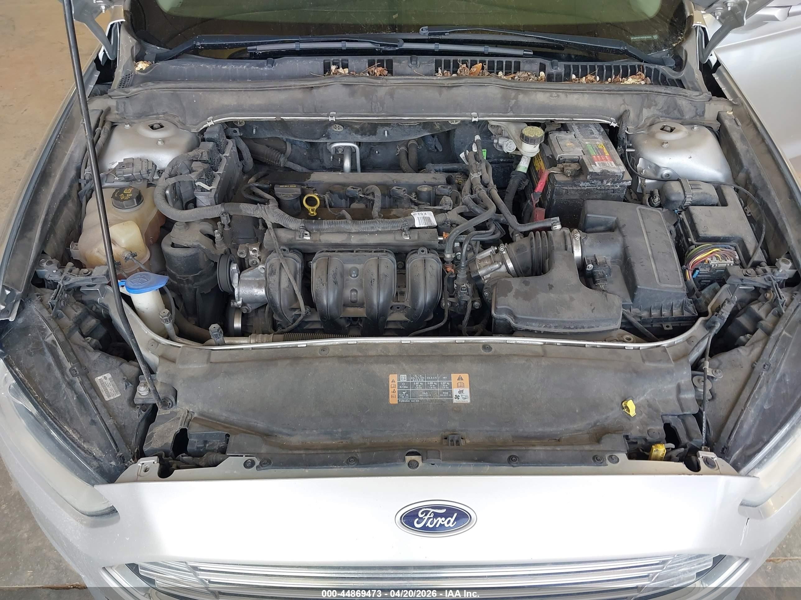 2014 Ford Fusion Se Silver vin: 3FA6P0H74ER324024