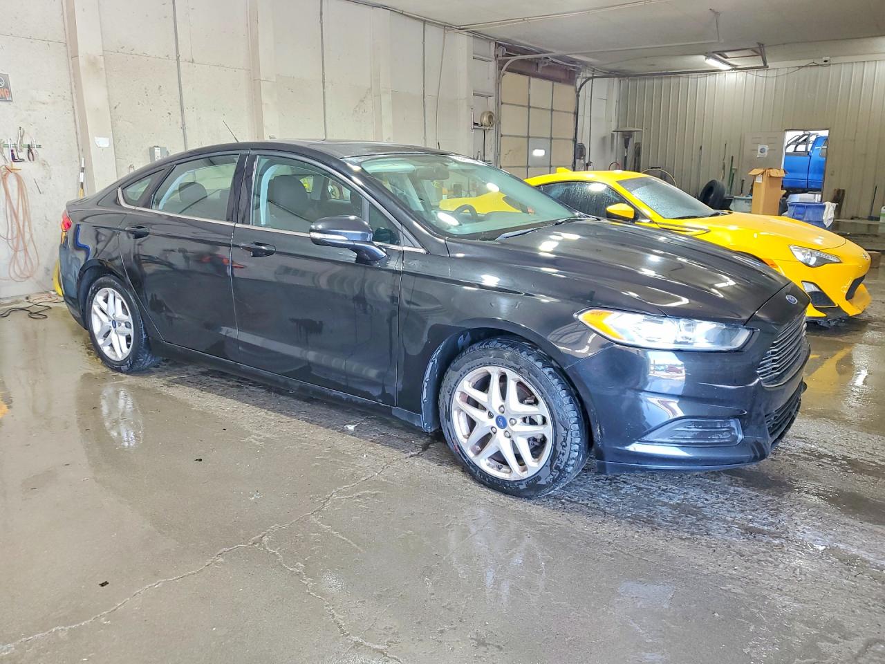 2014 Ford Fusion Se Black vin: 3FA6P0H74ER326730