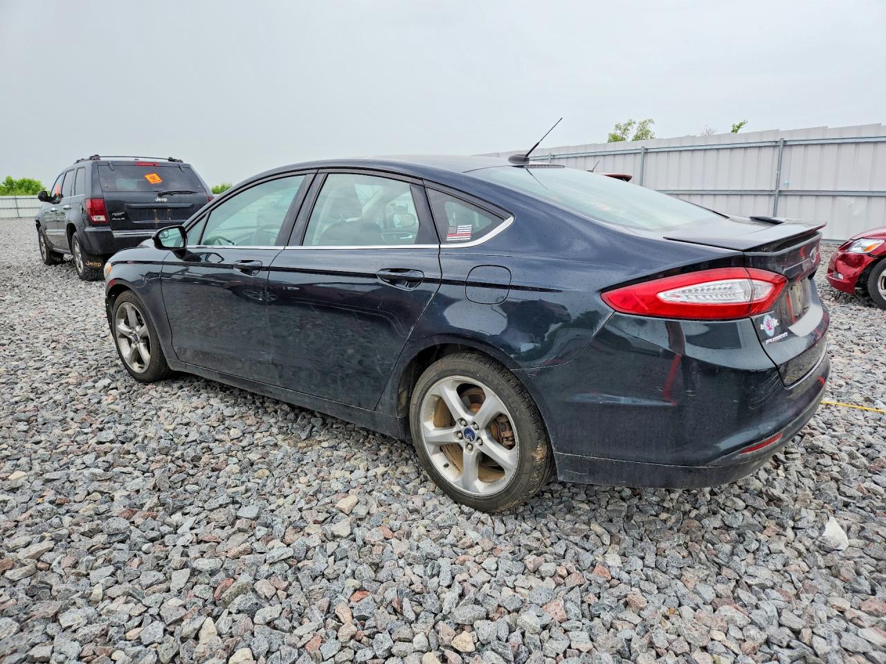 2014 Ford Fusion Se Black vin: 3FA6P0H74ER327683