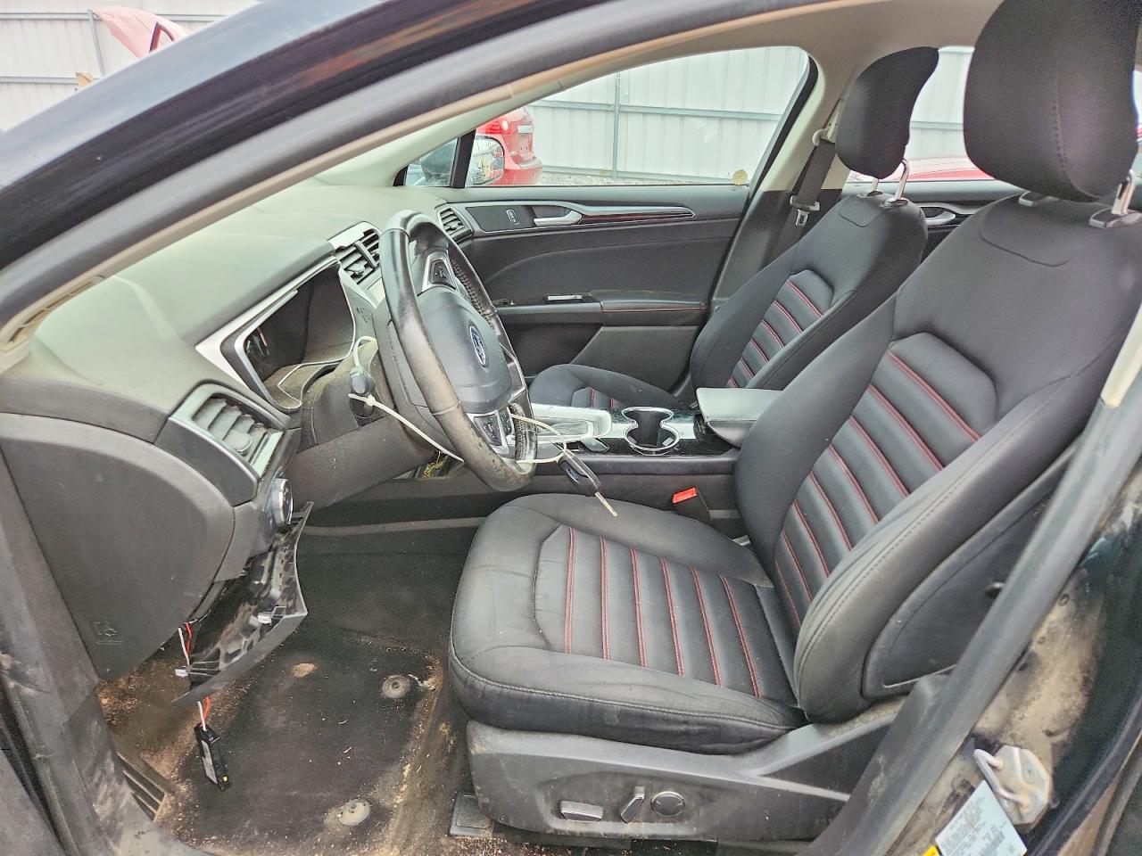 2014 Ford Fusion Se Black vin: 3FA6P0H74ER327683