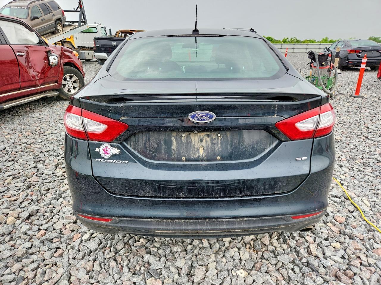2014 Ford Fusion Se Black vin: 3FA6P0H74ER327683
