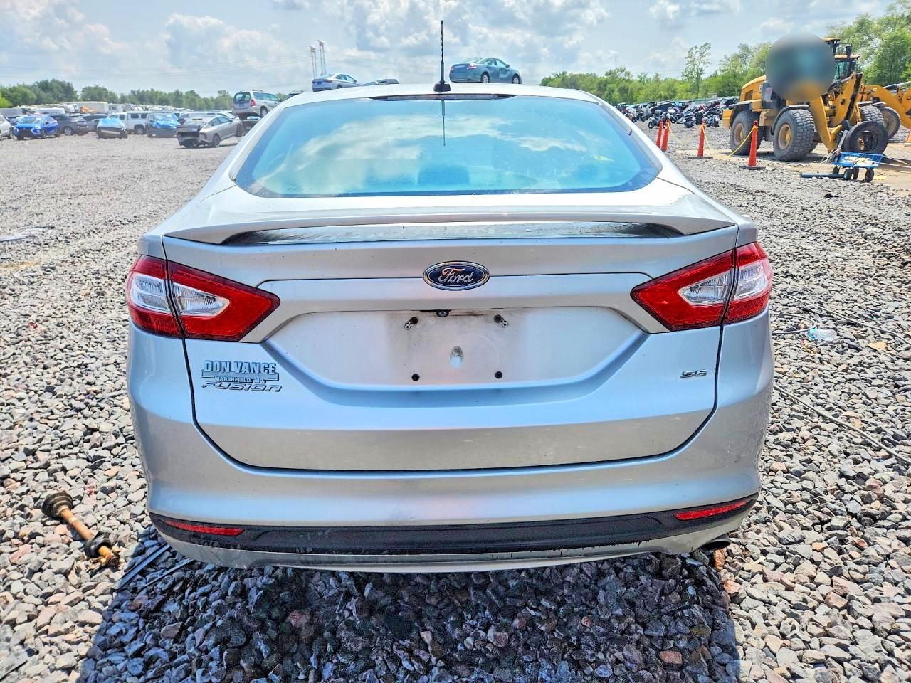 2014 Ford Fusion Se Silver vin: 3FA6P0H74ER329403