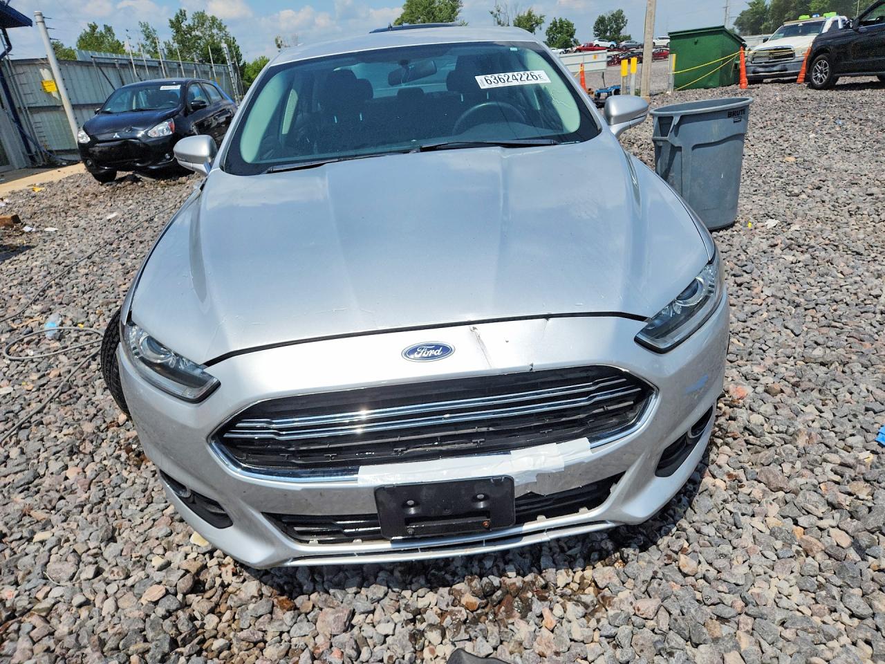 2014 Ford Fusion Se Silver vin: 3FA6P0H74ER329403