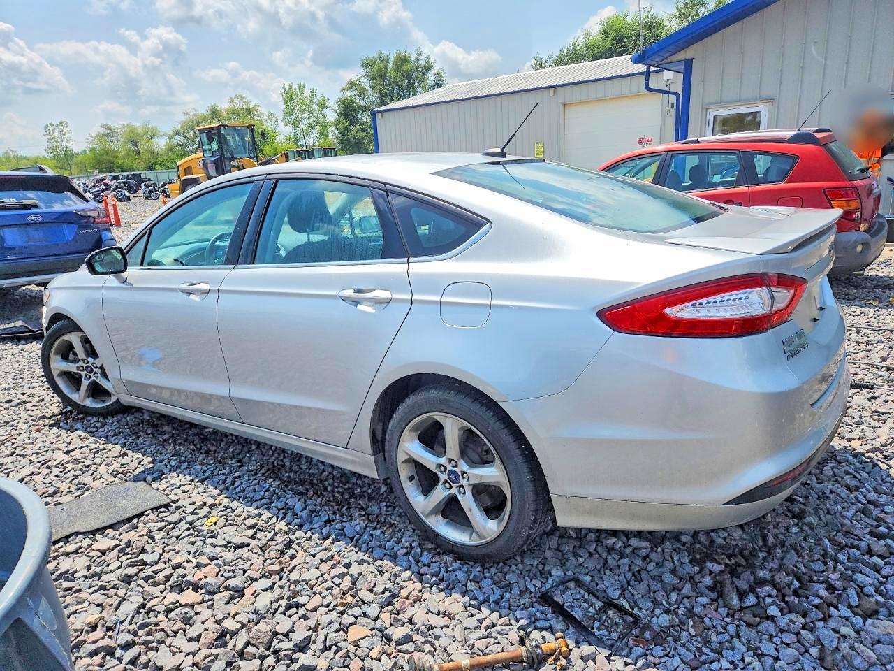 2014 Ford Fusion Se Silver vin: 3FA6P0H74ER329403
