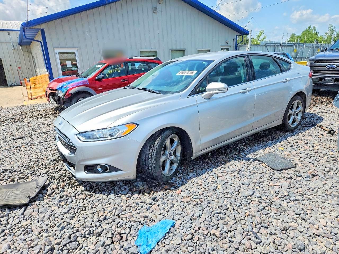2014 Ford Fusion Se Silver vin: 3FA6P0H74ER329403