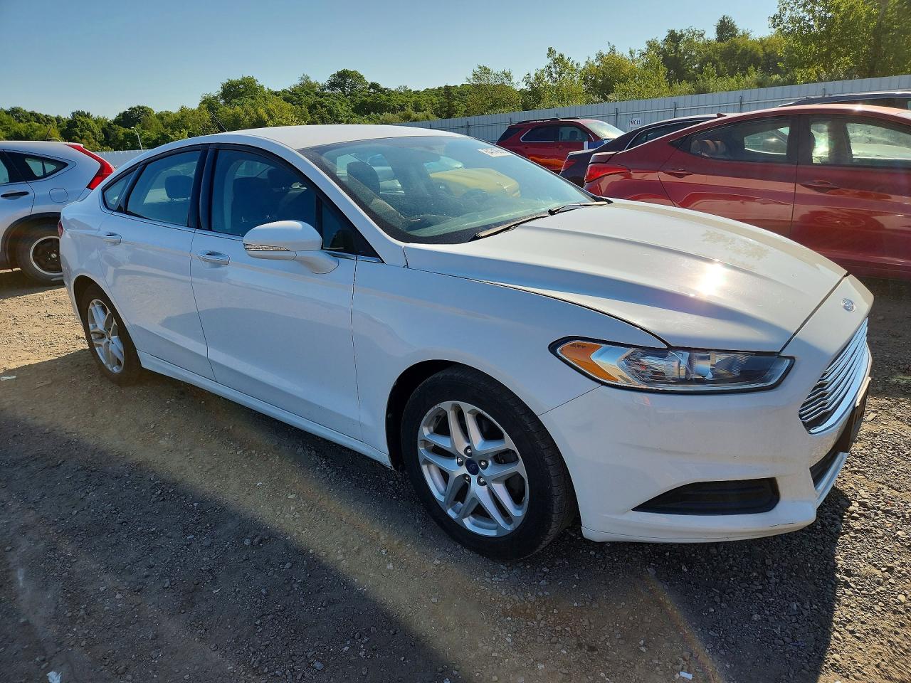 2014 Ford Fusion Se White vin: 3FA6P0H74ER331734
