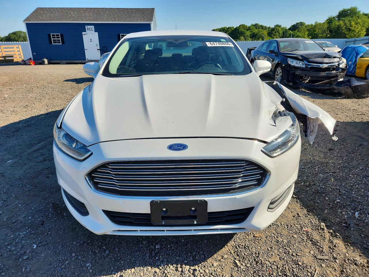 2014 Ford Fusion Se White vin: 3FA6P0H74ER331734