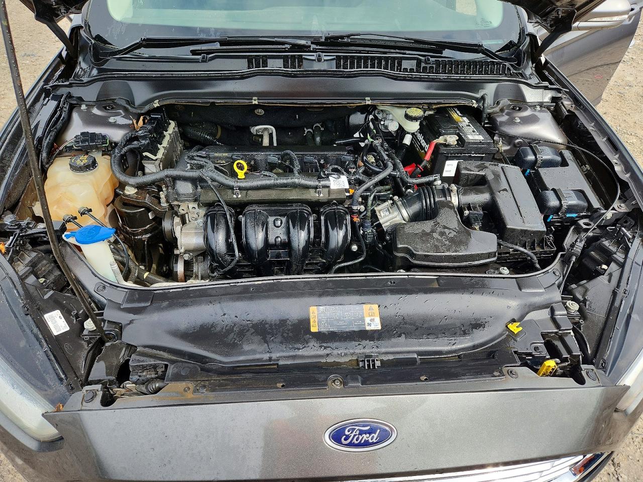 2014 Ford Fusion Se Серый vin: 3FA6P0H74ER339347
