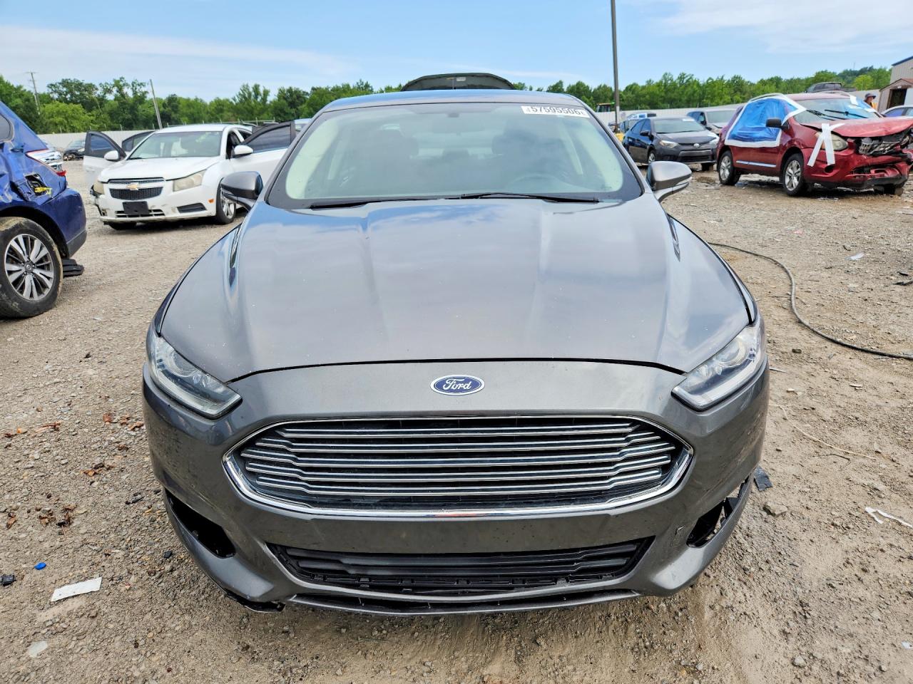 2014 Ford Fusion Se Серый vin: 3FA6P0H74ER339347