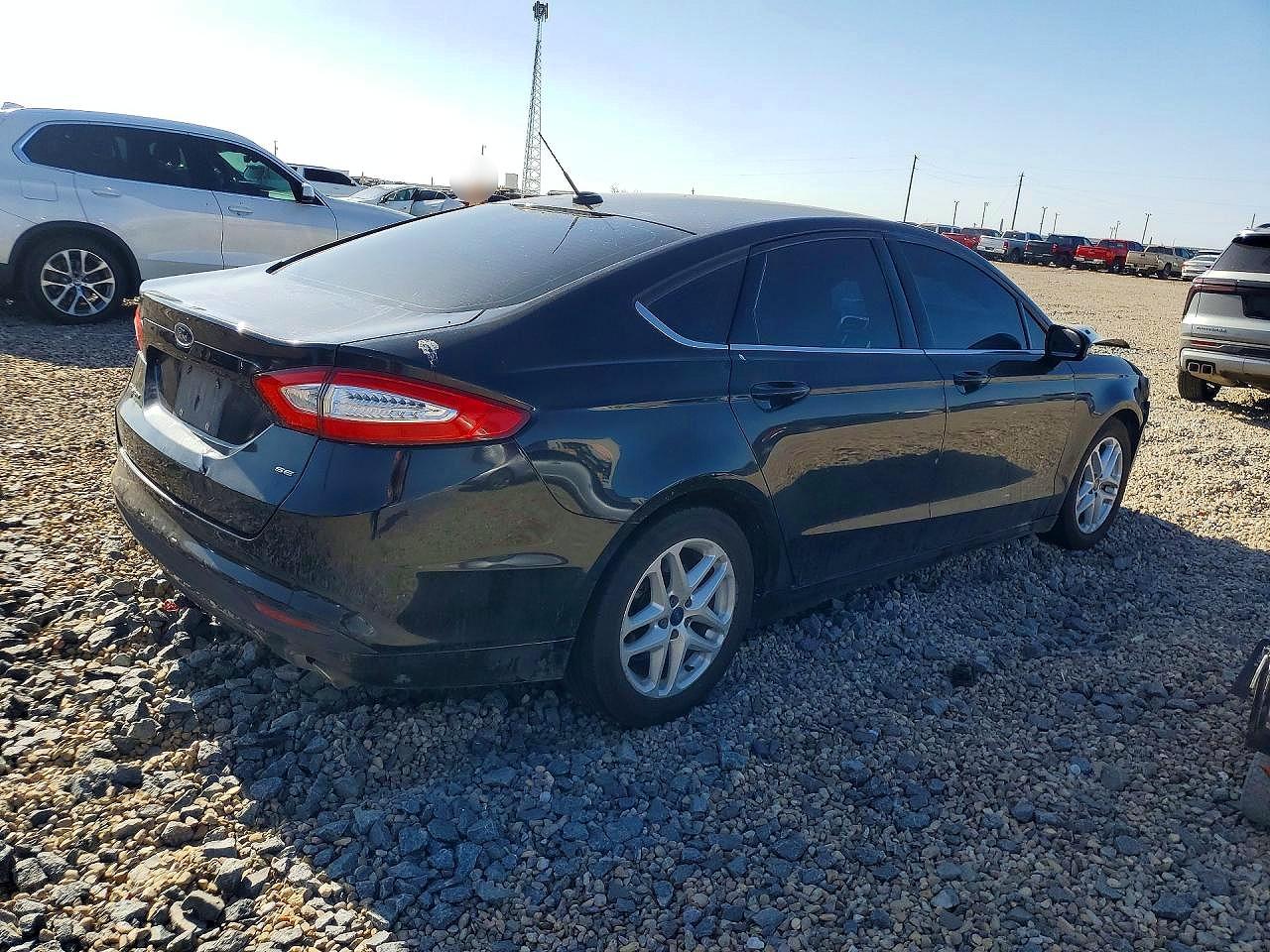 2014 Ford Fusion Se Black vin: 3FA6P0H74ER343544