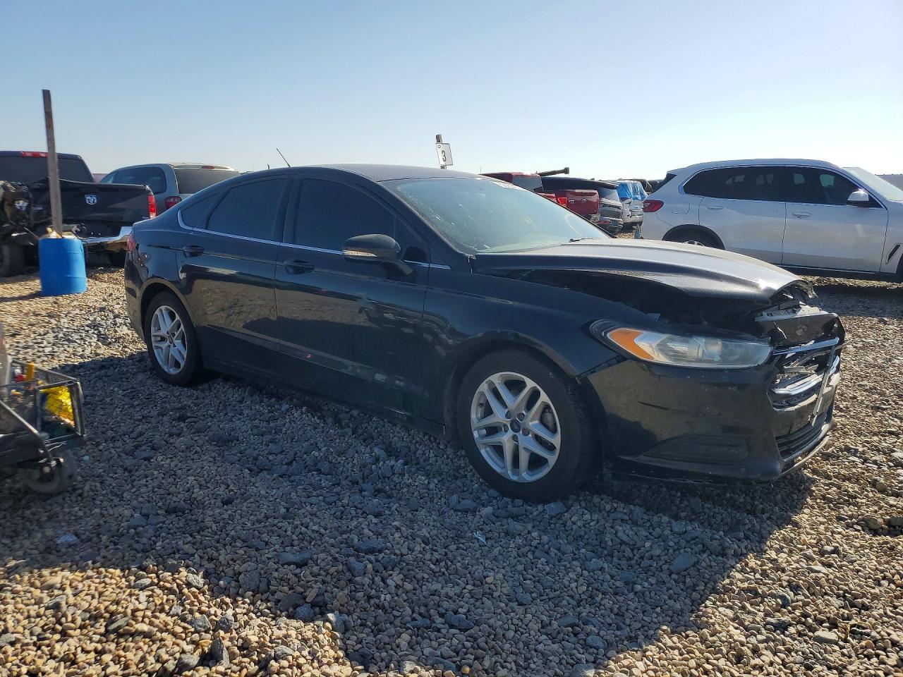 2014 Ford Fusion Se Black vin: 3FA6P0H74ER343544