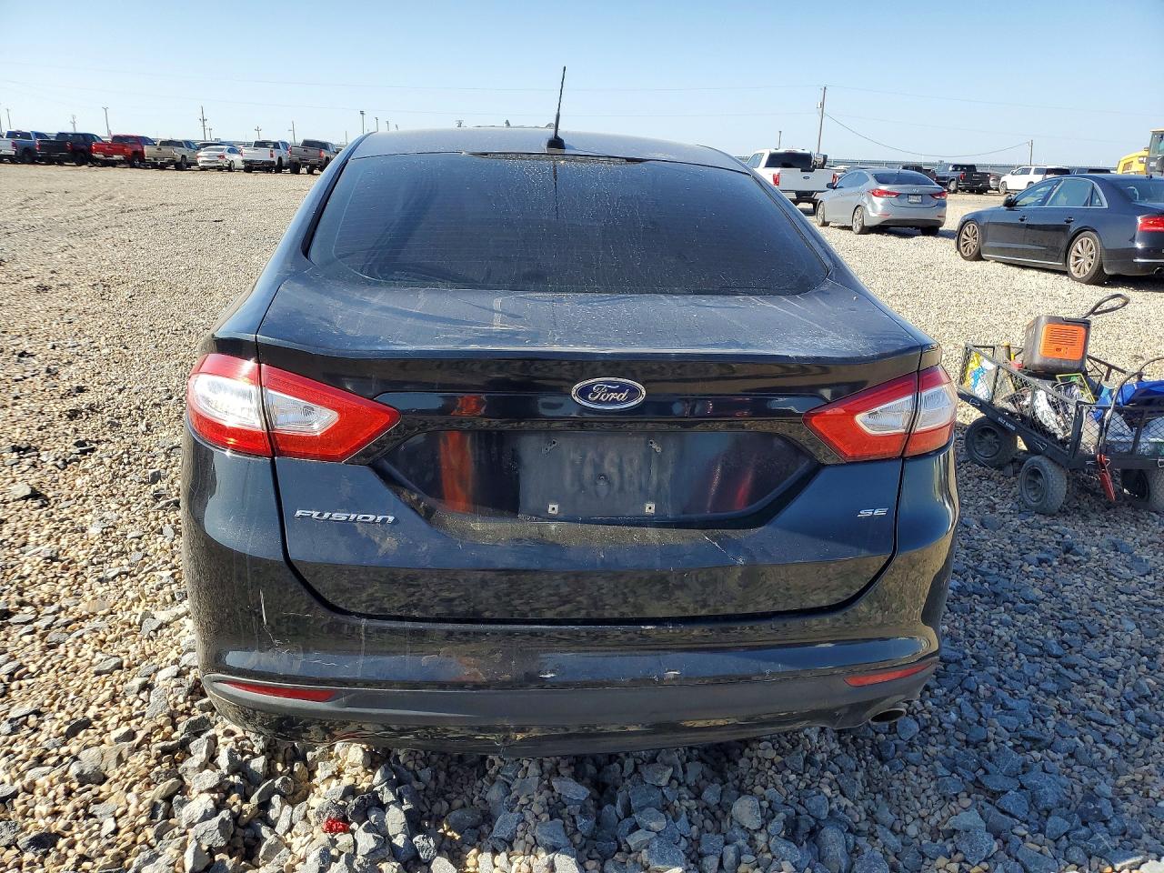 2014 Ford Fusion Se Black vin: 3FA6P0H74ER343544