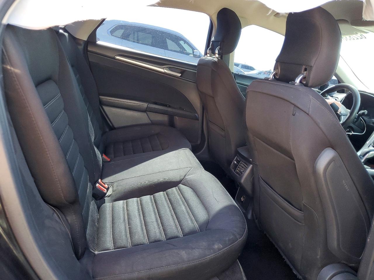 2014 Ford Fusion Se Black vin: 3FA6P0H74ER343544