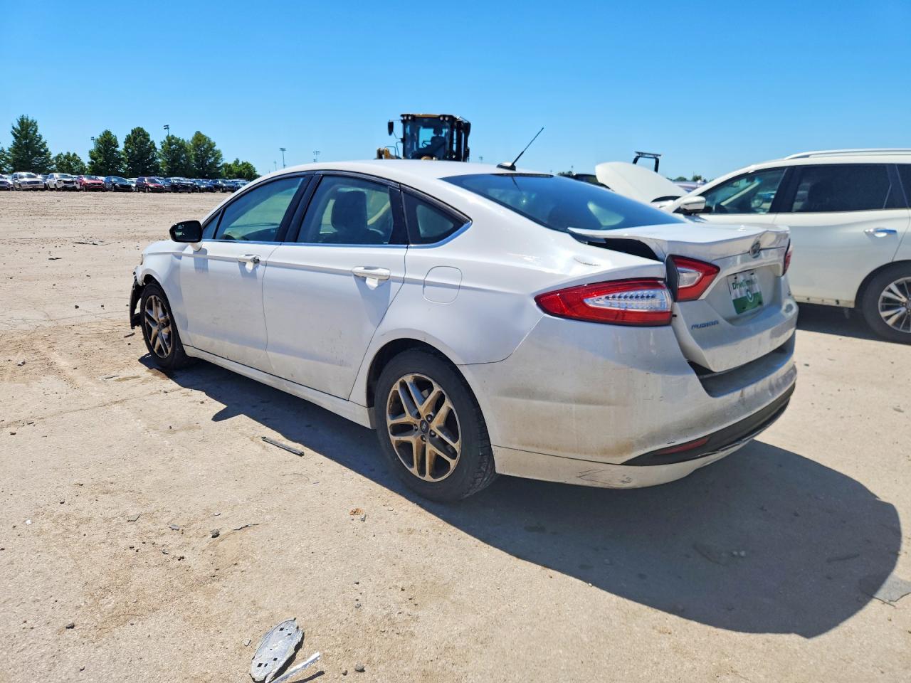 2014 Ford Fusion Se White vin: 3FA6P0H74ER344905