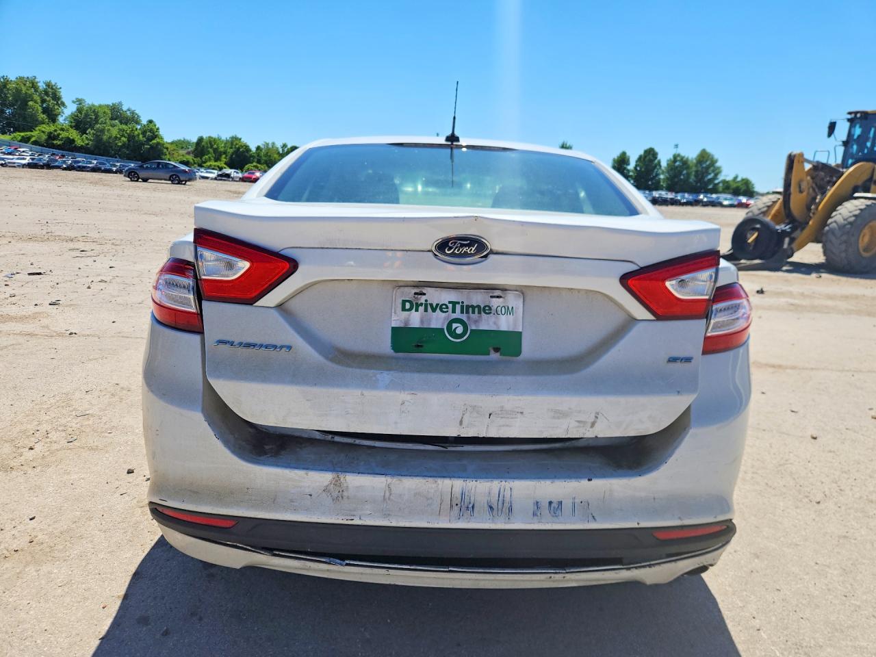 2014 Ford Fusion Se White vin: 3FA6P0H74ER344905