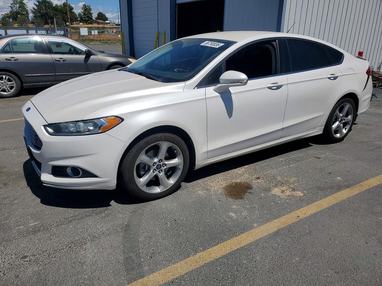 2014 Ford Fusion Se White vin: 3FA6P0H74ER356004