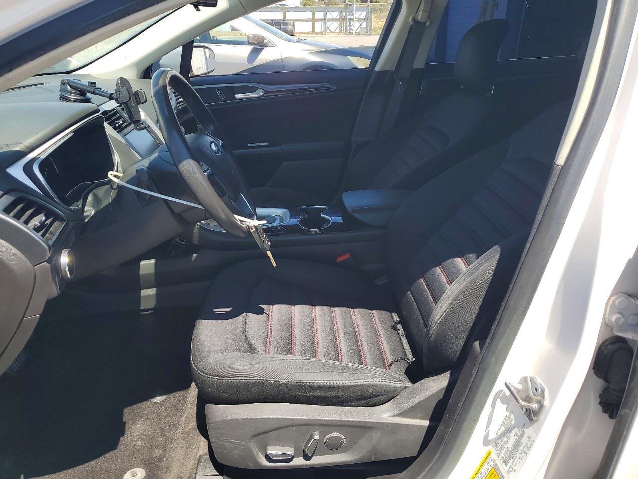 2014 Ford Fusion Se White vin: 3FA6P0H74ER356004