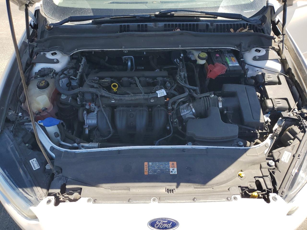 2014 Ford Fusion Se White vin: 3FA6P0H74ER356004