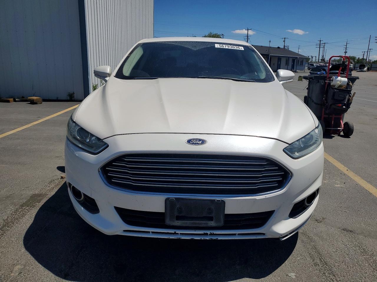 2014 Ford Fusion Se White vin: 3FA6P0H74ER356004