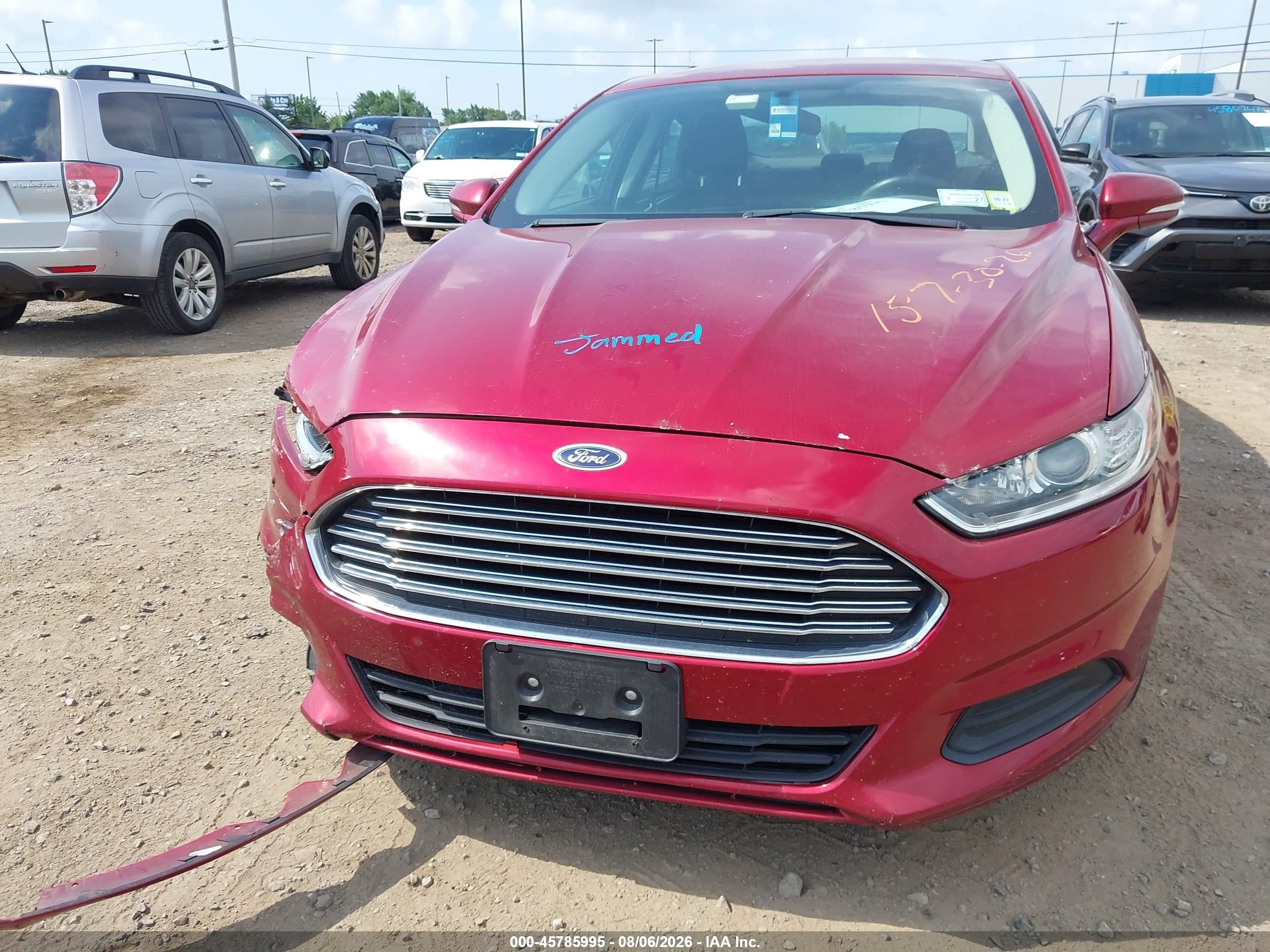 2014 Ford Fusion Se Red vin: 3FA6P0H74ER362854