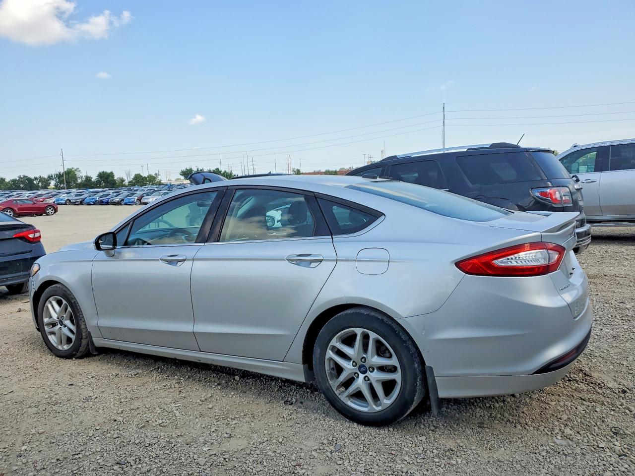 2014 Ford Fusion Se Silver vin: 3FA6P0H74ER377953