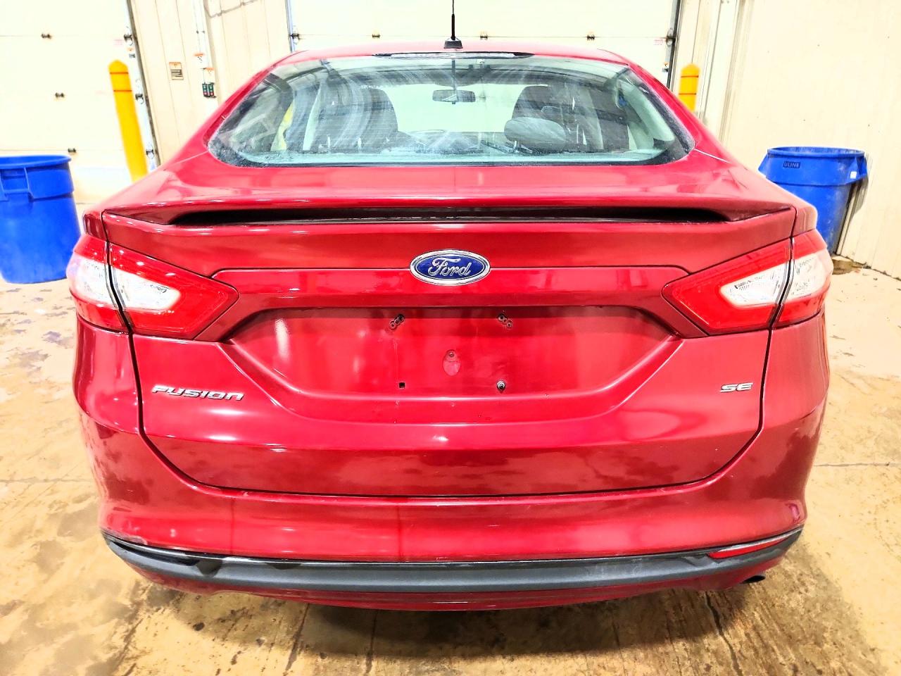 2014 Ford Fusion Se Red vin: 3FA6P0H74ER385311