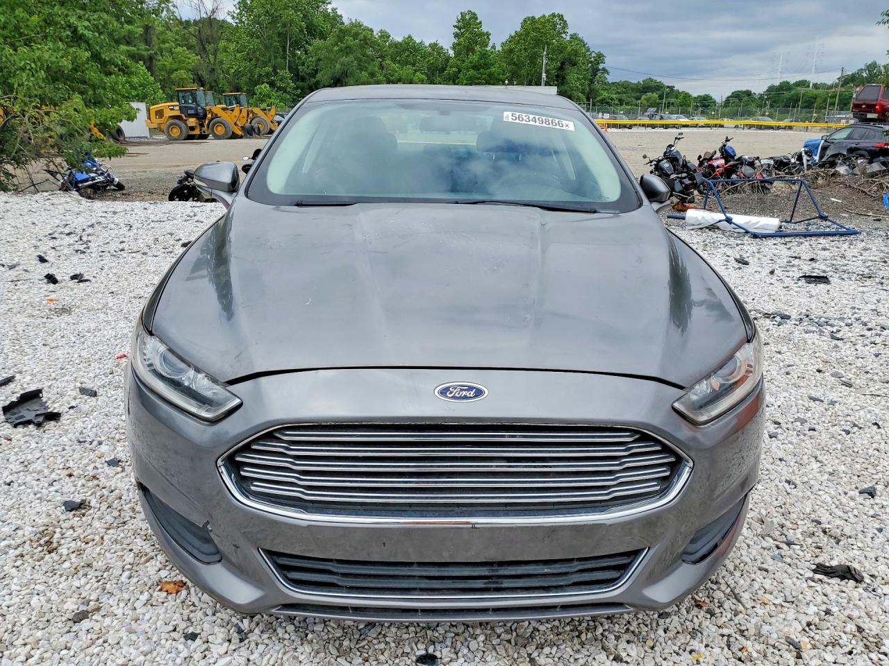 2014 Ford Fusion Se Серый vin: 3FA6P0H74ER390380