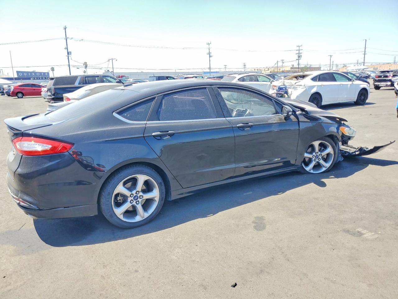 2014 Ford Fusion Se Черный vin: 3FA6P0H74ER392419