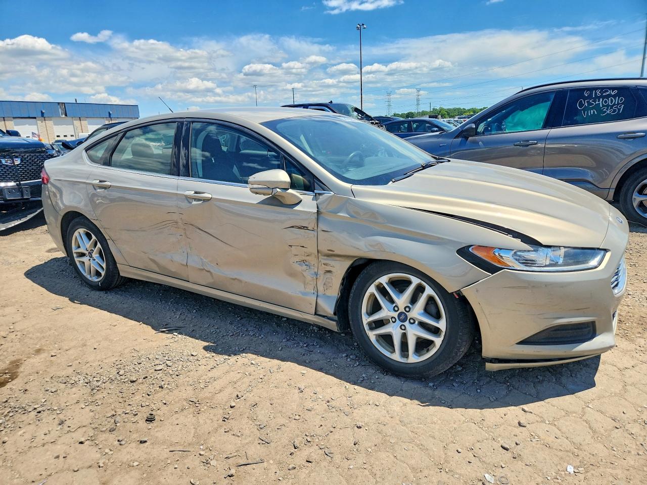 2015 Ford Fusion Se Gold vin: 3FA6P0H74FR112029