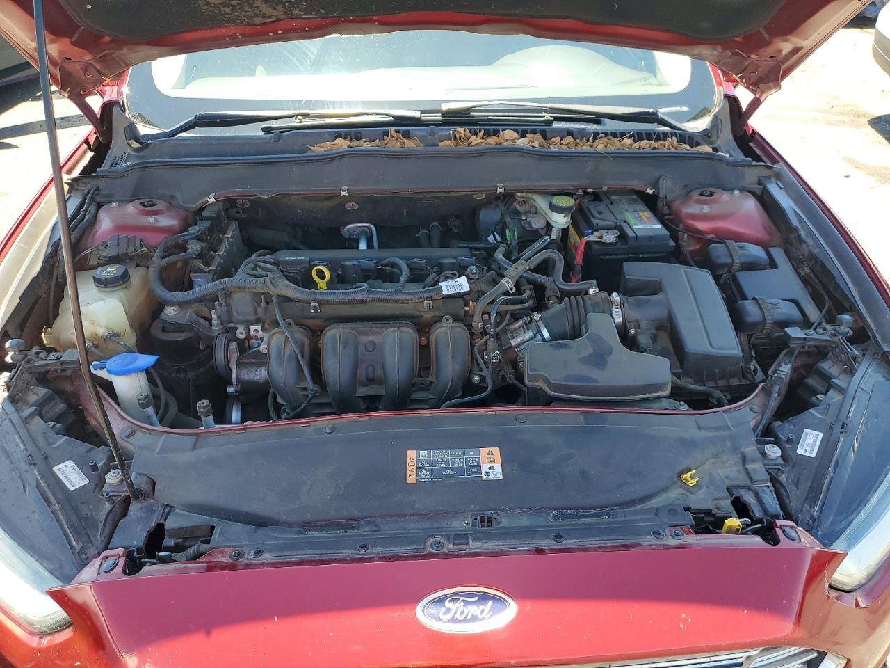 2015 Ford Fusion Se Red vin: 3FA6P0H74FR122401