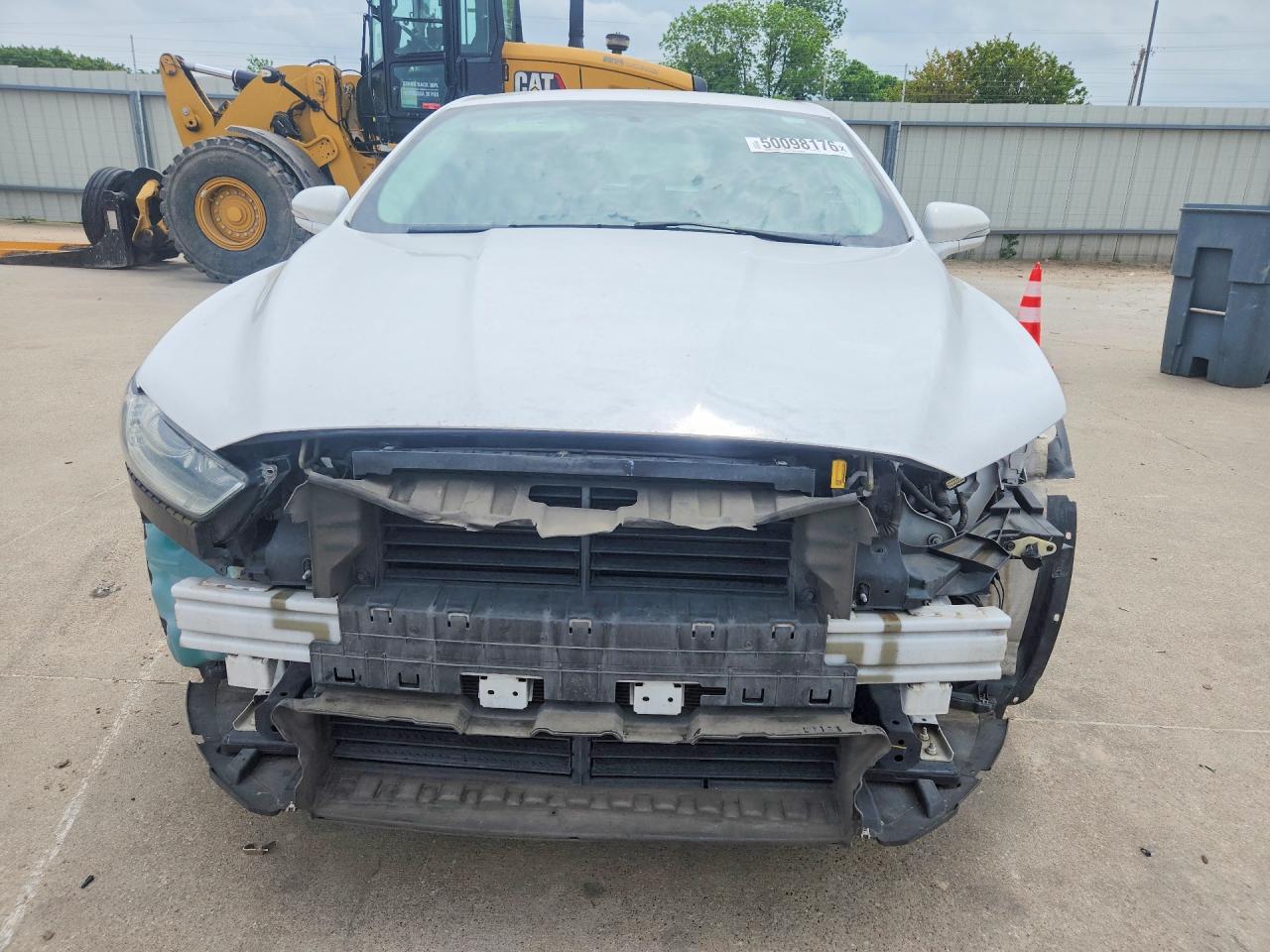 2015 Ford Fusion Se White vin: 3FA6P0H74FR127291