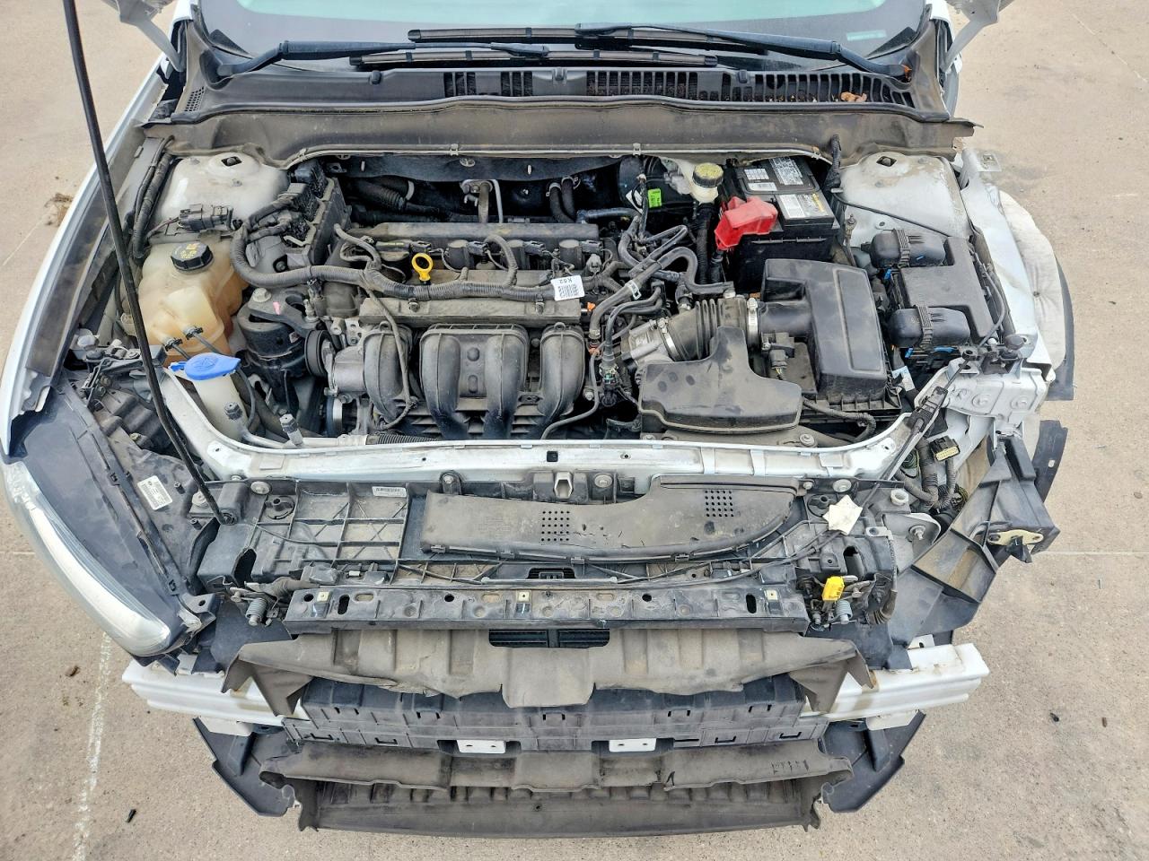 2015 Ford Fusion Se White vin: 3FA6P0H74FR127291