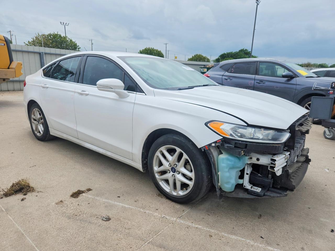 2015 Ford Fusion Se White vin: 3FA6P0H74FR127291
