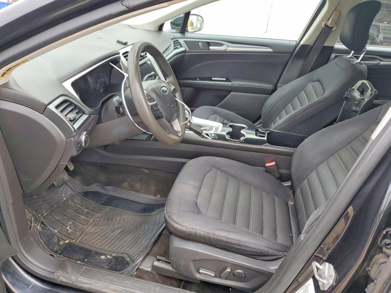 2015 Ford Fusion Se Black vin: 3FA6P0H74FR145094