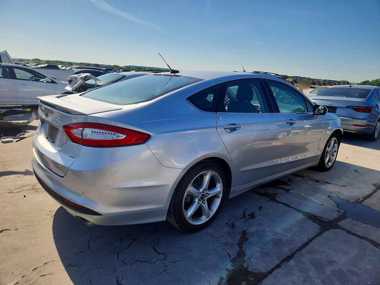 2015 Ford Fusion Se Silver vin: 3FA6P0H74FR150277