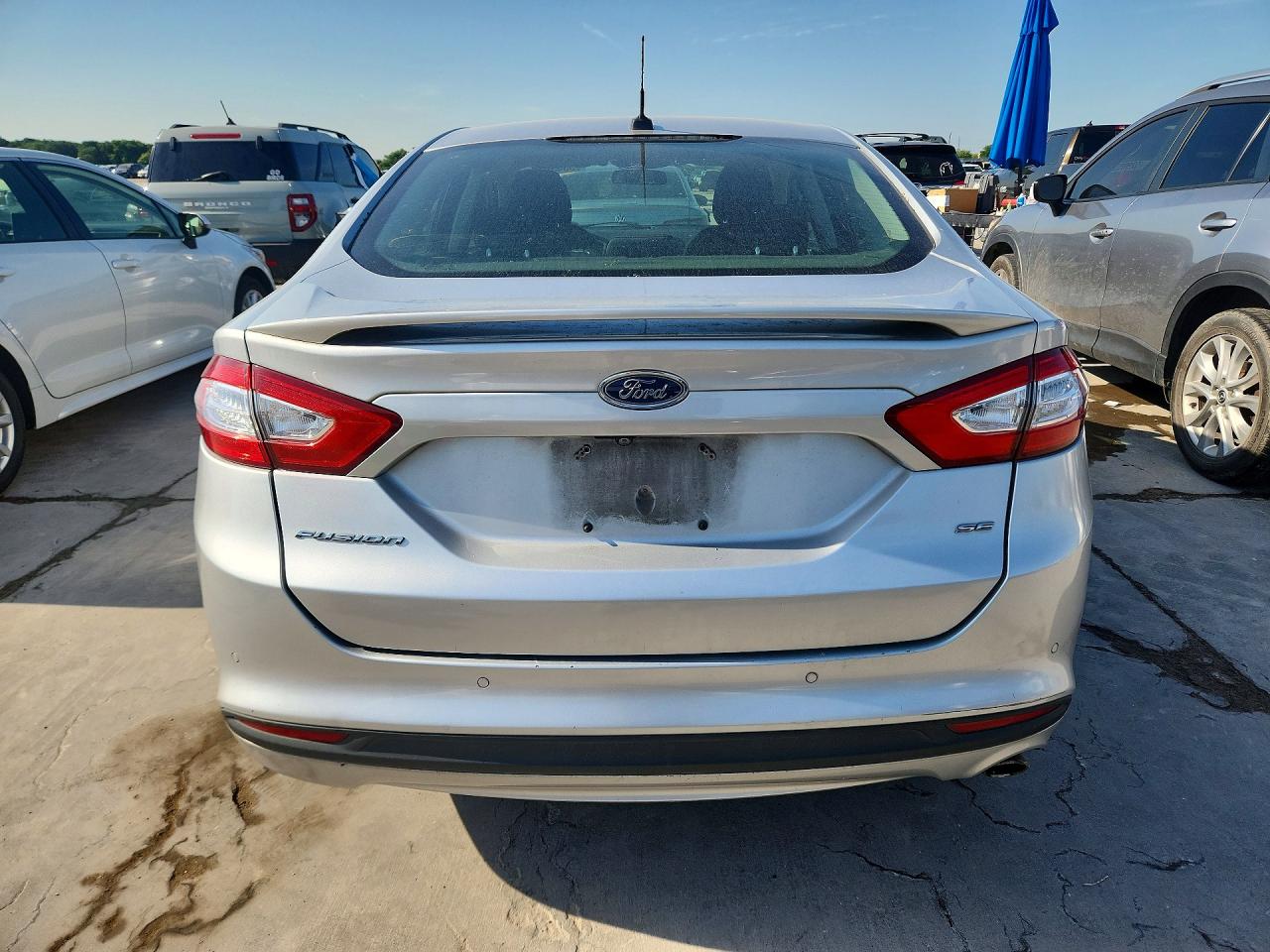 2015 Ford Fusion Se Silver vin: 3FA6P0H74FR150277