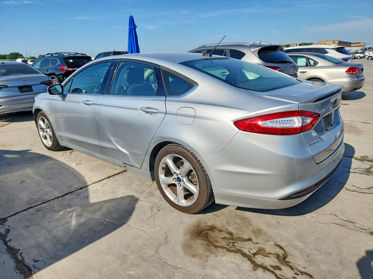 2015 Ford Fusion Se Silver vin: 3FA6P0H74FR150277