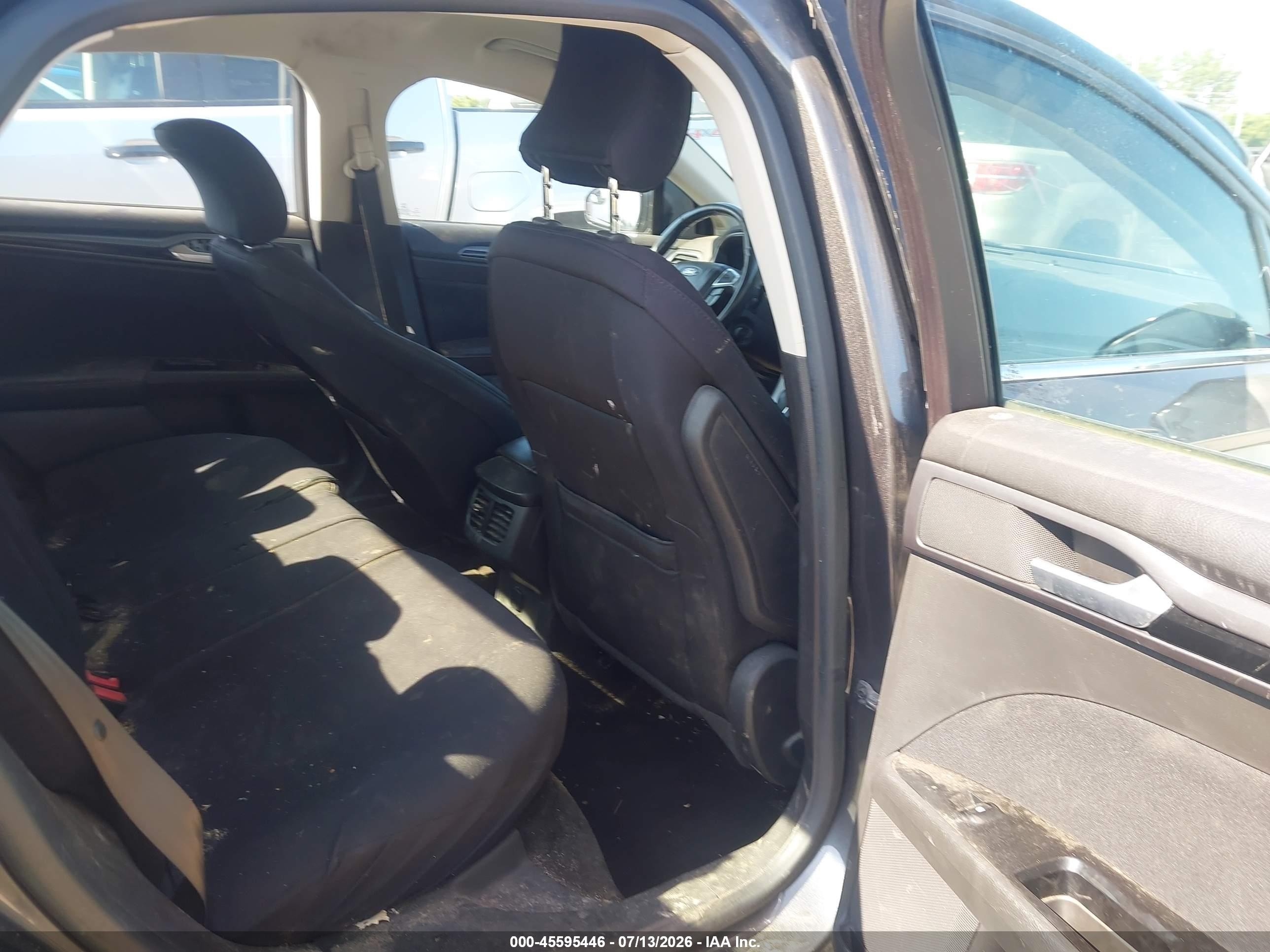 2015 Ford Fusion Se Gray vin: 3FA6P0H74FR179469