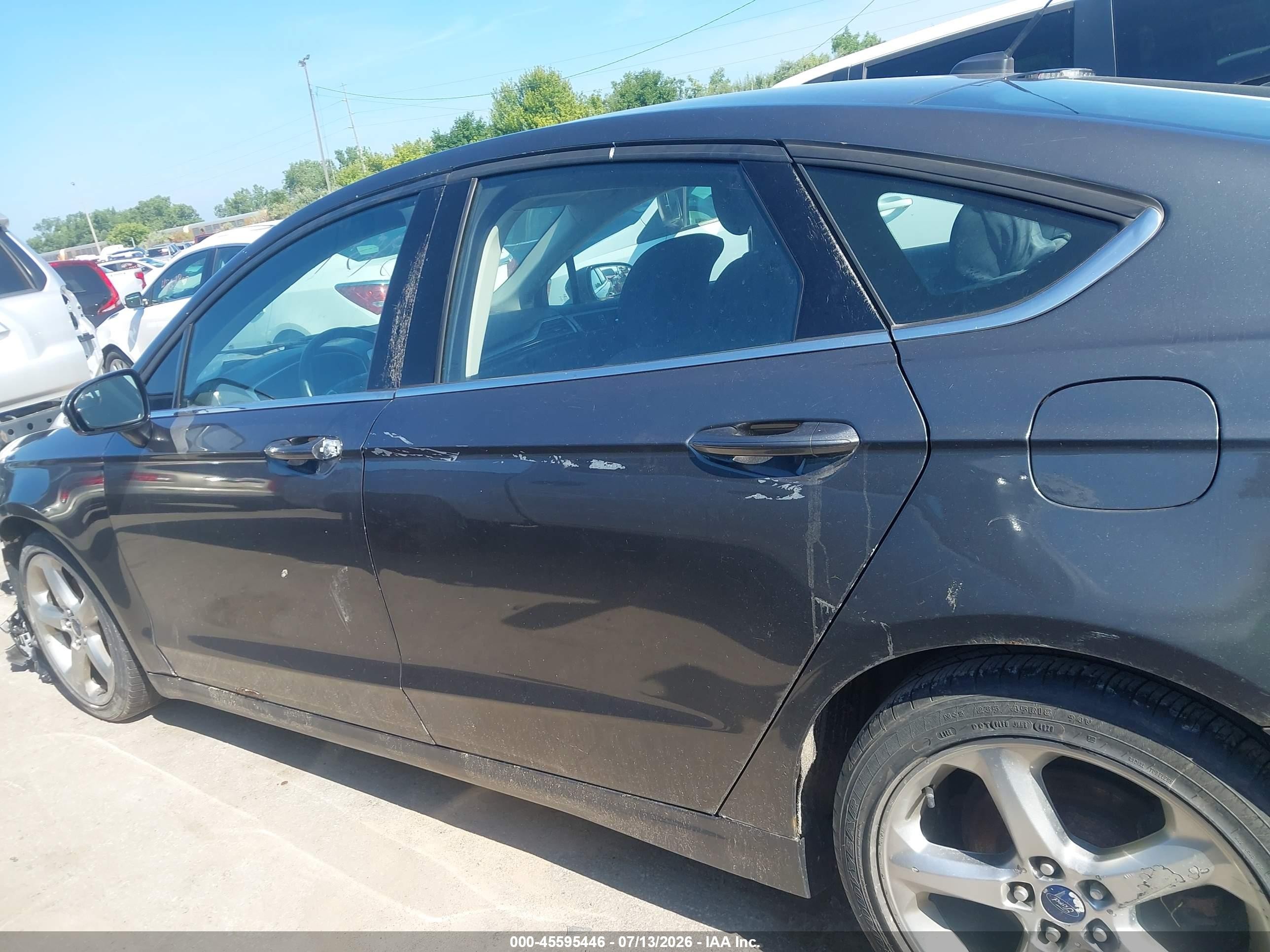2015 Ford Fusion Se Gray vin: 3FA6P0H74FR179469