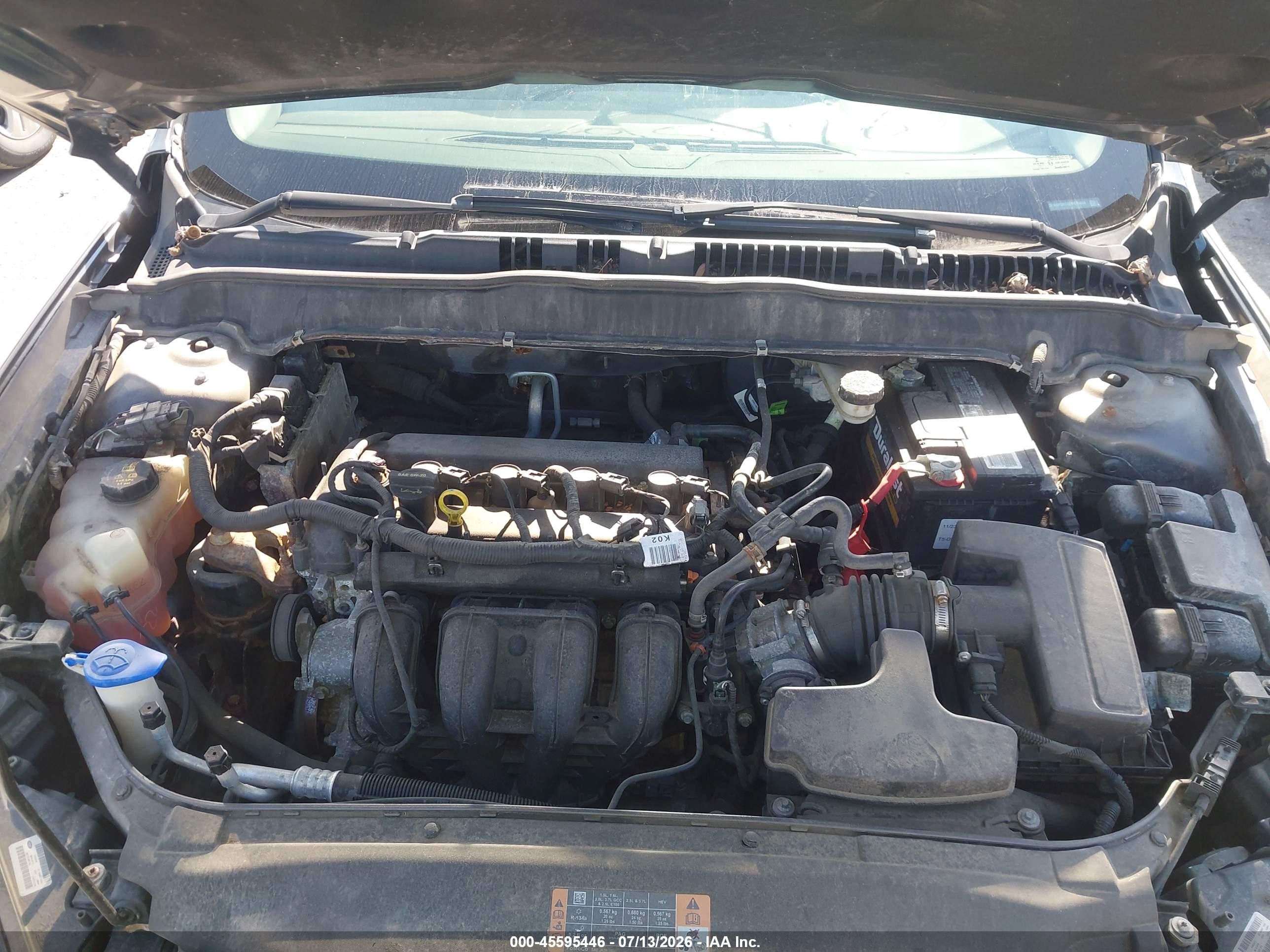 2015 Ford Fusion Se Gray vin: 3FA6P0H74FR179469