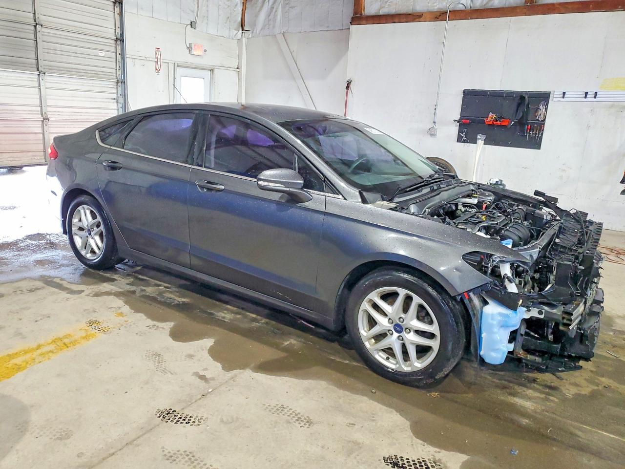2015 Ford Fusion Se Серый vin: 3FA6P0H74FR198104