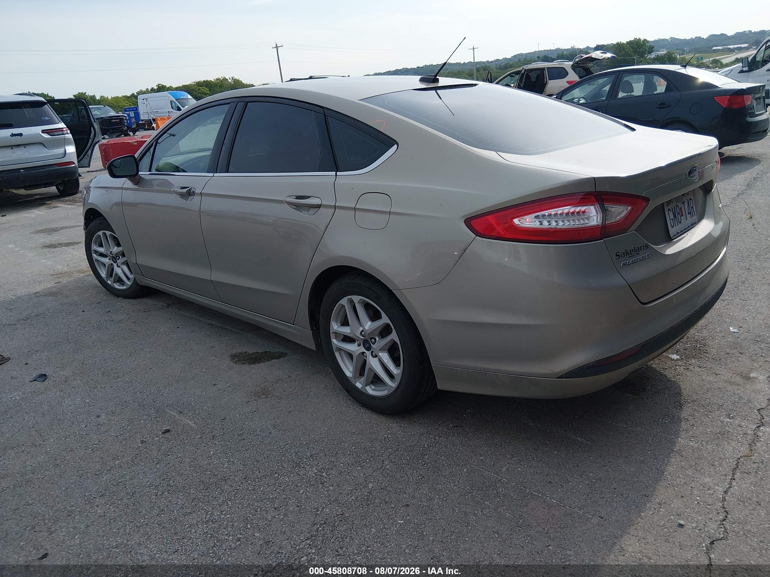 2015 Ford Fusion Se Silver vin: 3FA6P0H74FR198264