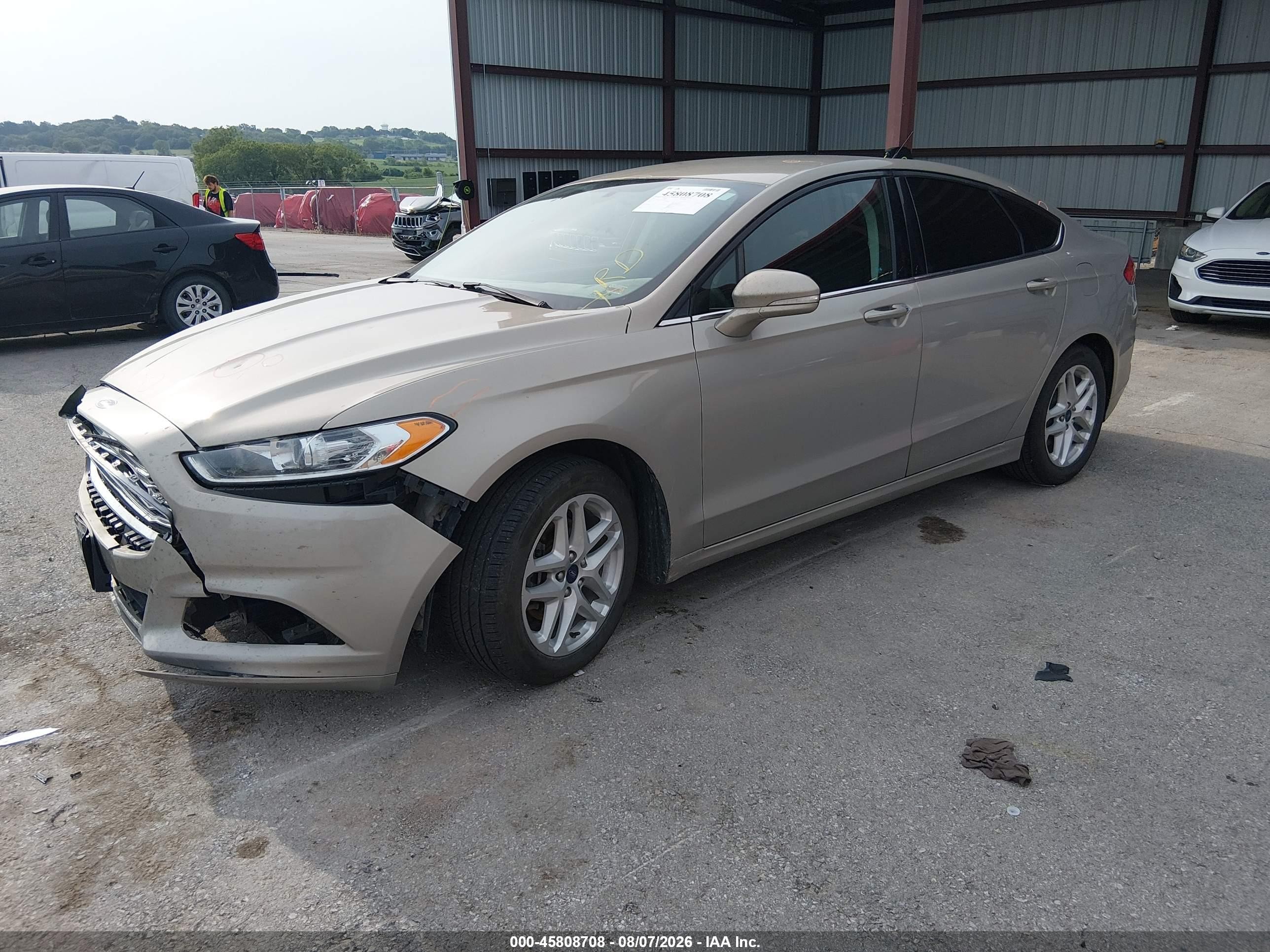 2015 Ford Fusion Se Silver vin: 3FA6P0H74FR198264