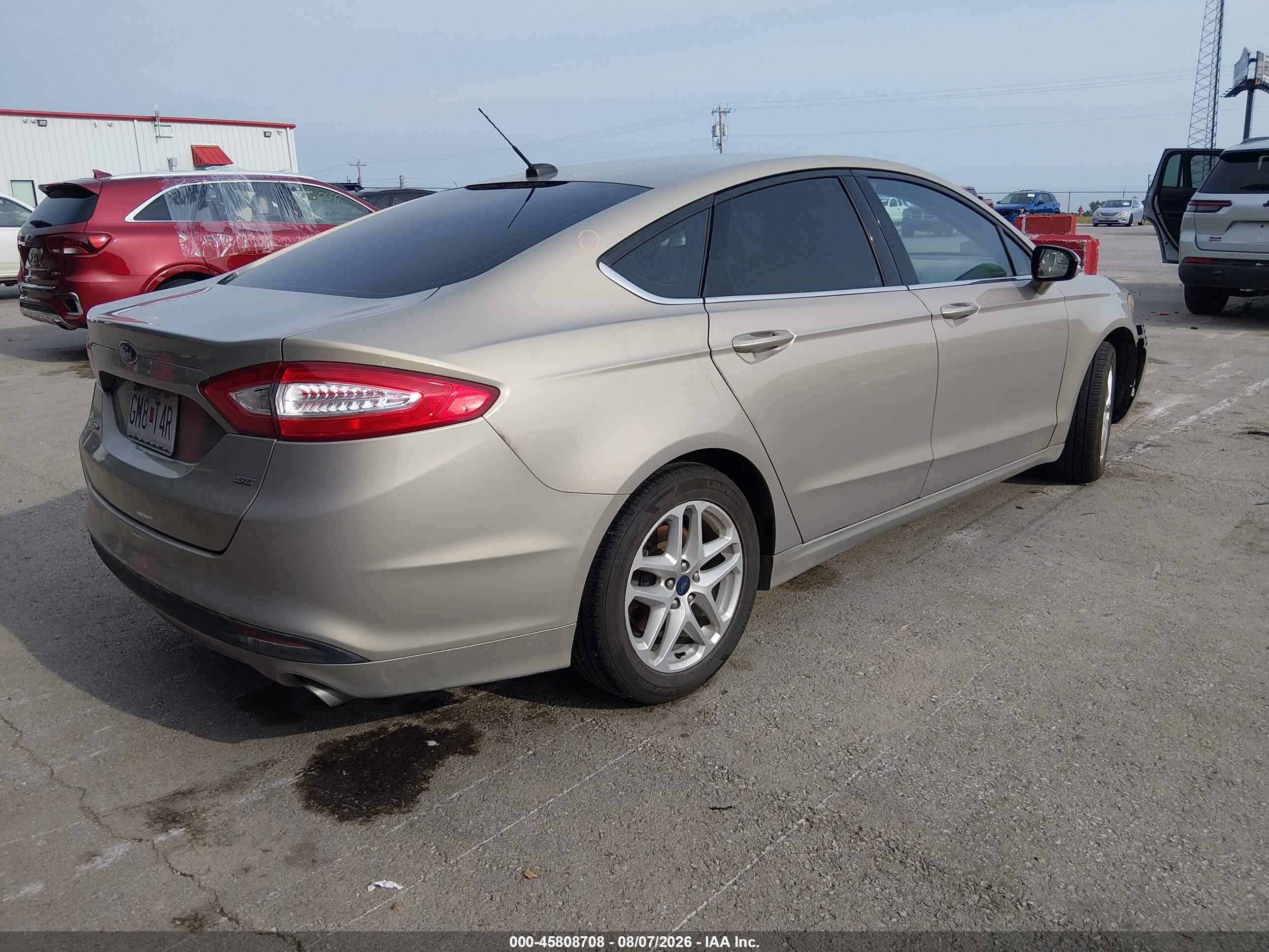 2015 Ford Fusion Se Silver vin: 3FA6P0H74FR198264