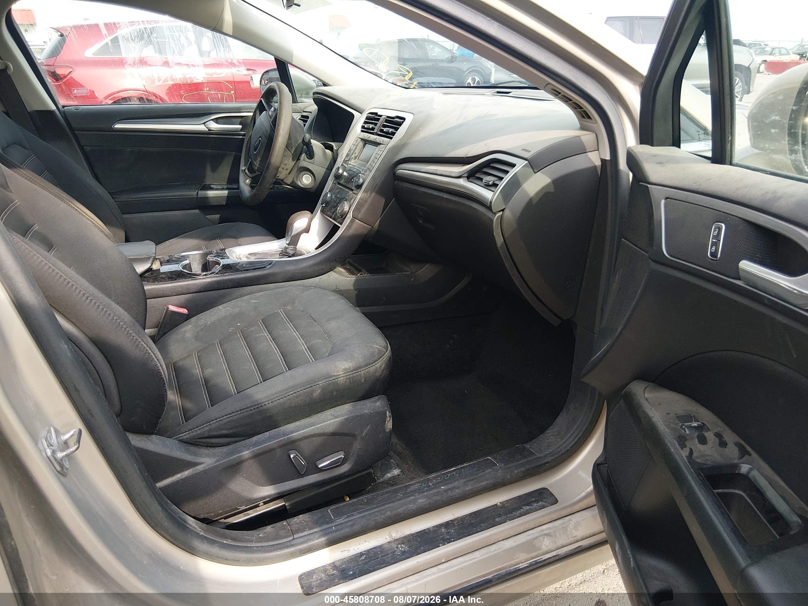 2015 Ford Fusion Se Silver vin: 3FA6P0H74FR198264