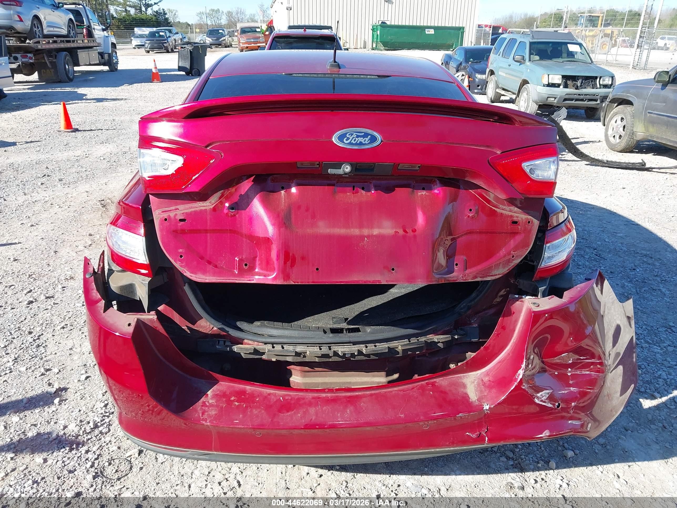2015 Ford Fusion Se Red vin: 3FA6P0H74FR199124
