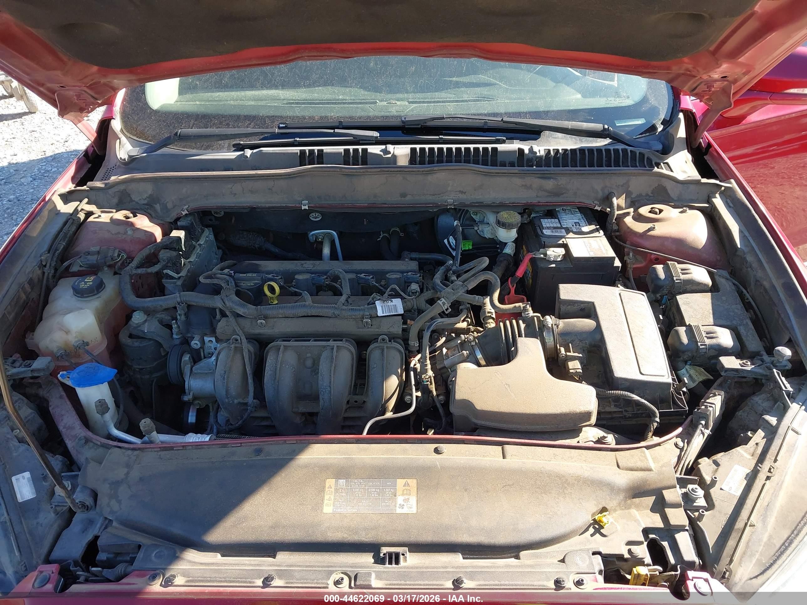 2015 Ford Fusion Se Red vin: 3FA6P0H74FR199124